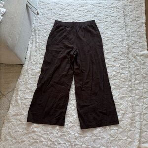 Reitmans Chocolate Brown Wide-Leg Pants